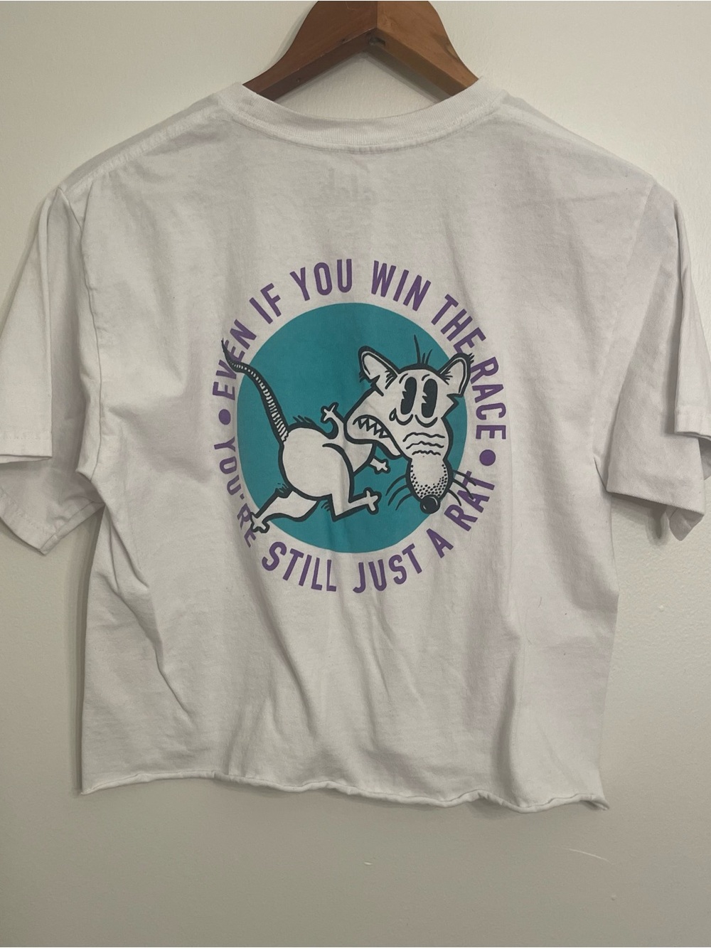 A Lab Rat Race cropped Tee M